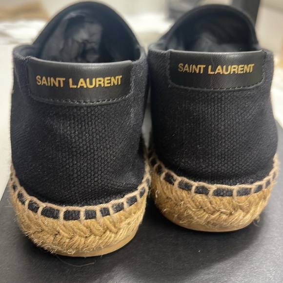 Saint Laurent Black Espadrilles Women’s Size 36 - Picture 7 of 10